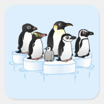 Penguin Party Sticker