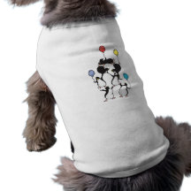penguin pyramid dog tee