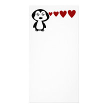 Penguin Sees Love I Photo Card