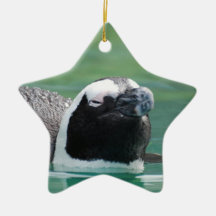 Penguin Swimming Christmas Ornaments