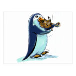 PeNgUiN ViOLiniSt Postcard