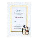 Penguin Wedding - RSVP Personalised Invitation