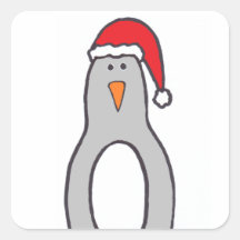 "Penguin with Hat" Sticker