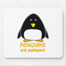 Penguins are Awesome Mouse Pads