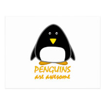 Penguins are Awesome Post Cards