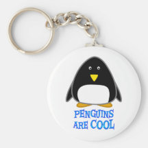 Penguins are Cool Keychain