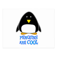 Penguins are Cool Postcard
