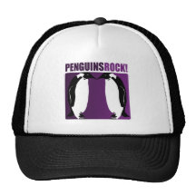 Penguins Rock! Mesh Hat