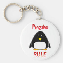 Penguins Rule Key Chains