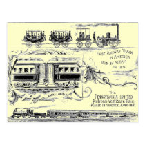 Pennsylvania Limited 1887 Postcard postcards