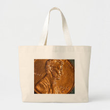 Penny Cents Copper Lincoln Canvas Bags