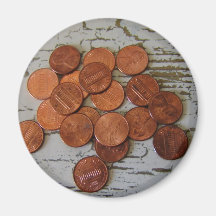 Penny for Your thoughts Refrigerator Magnet