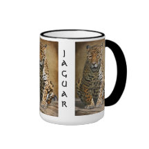 Pensive Jaguar Mug by Lois Bryan