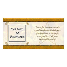 Pentacle in Gold Picture Card
