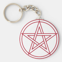Pentacle Key Chains