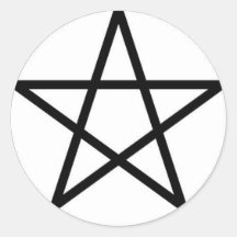 pentagram, basic sticker