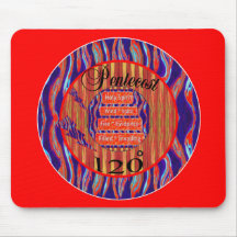 Pentecost 120 Degrees Holy Spirit Mouse Pads  Sq