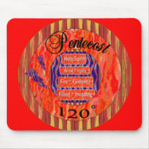 Pentecost ~ Holy Spirit Flames Mousepad