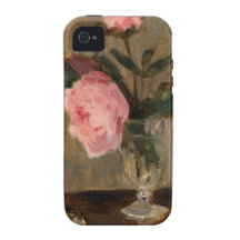Peonies Berthe Morisot Fine Art iPhone 4 Cover