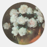 Peonies Fine Art Sticker