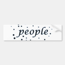 people bumper stickers