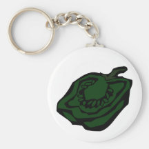 Pepper green half graphic abstract.png keychains