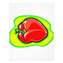 Pepper habanero on bright yellow green.png invitation