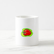 Pepper habanero on bright yellow green.png coffee mug