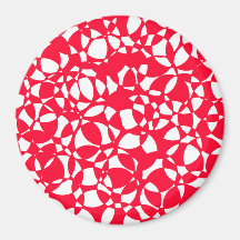 PEPPERMINT ABSTRACT MAGNET