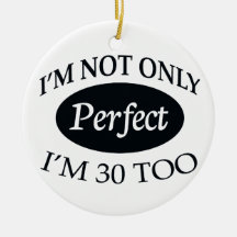 Perfect 30 christmas tree ornament