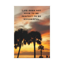 Perfect Life Stretched Canvas Print