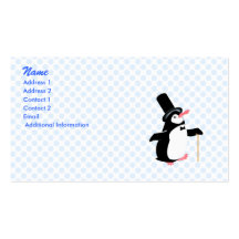 Peridot Penguin Business Card Templates