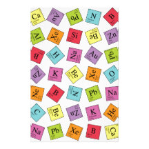 Periodic Elements Customised Stationery