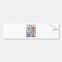 Periodic - Greek Bumper Stickers