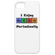 Periodic Table Bacon Science Chemistry Funny iPhone 5 Cases