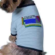 Periodic Table of Elements Doggie T Shirt