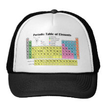 Periodic Table of the Elements Trucker Cap Trucker Hat