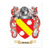 Peris Coat of Arms (Family Crest) Postcards