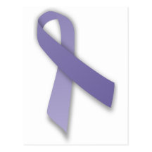 Periwinkle Cancer and Political Statement Ribbon Post Cards