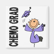 Periwinkle CHEMO GRAD 1 (Oesophageal Cancer) Fridge Magnet