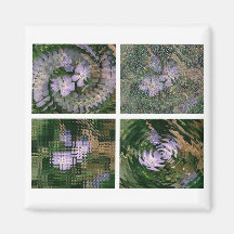 Periwinkle Medley Fridge Magnets