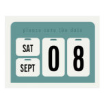 Perpetual Calendar Save the Date Announcement Postcards