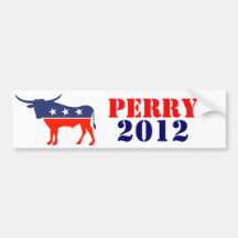 Perry 2012 bumper stickers