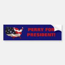 PERRY FOR PRESIDENT BUMPER STICKERS