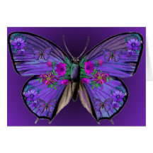 Persephone's Butterfly Blank Card