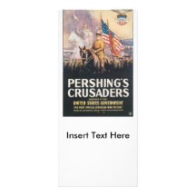 Pershings Crusaders World War II Custom Rack Card
