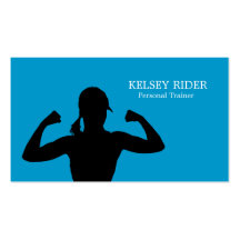 Personal Fitness Trainer Business Card Template