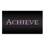 Personal Life Coach Metallic Business Cards Pink