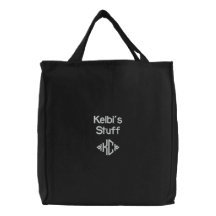 Personal Stuff Embroidered Bag