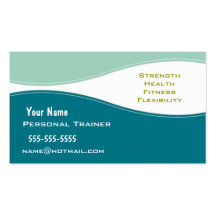 Personal Trainer Business Card
